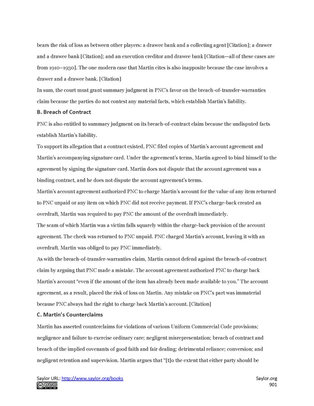 Business Law and the Legal Environment - Page 901